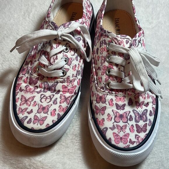 Issac Mizrahi butterfly fashion sneakers size 6.5 - Picture 5 of 9